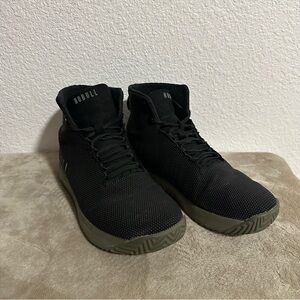 NoBull Green Black High Top Gym Trainers Sports Shoes Sneakers Mens Size 10.5